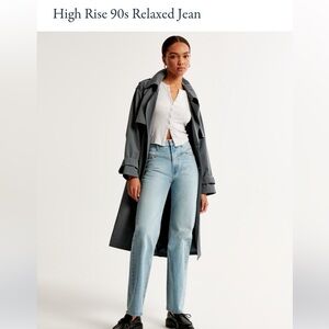 Abercrombie & Fitch 90s Relaxed high rise, size 4/27 regular